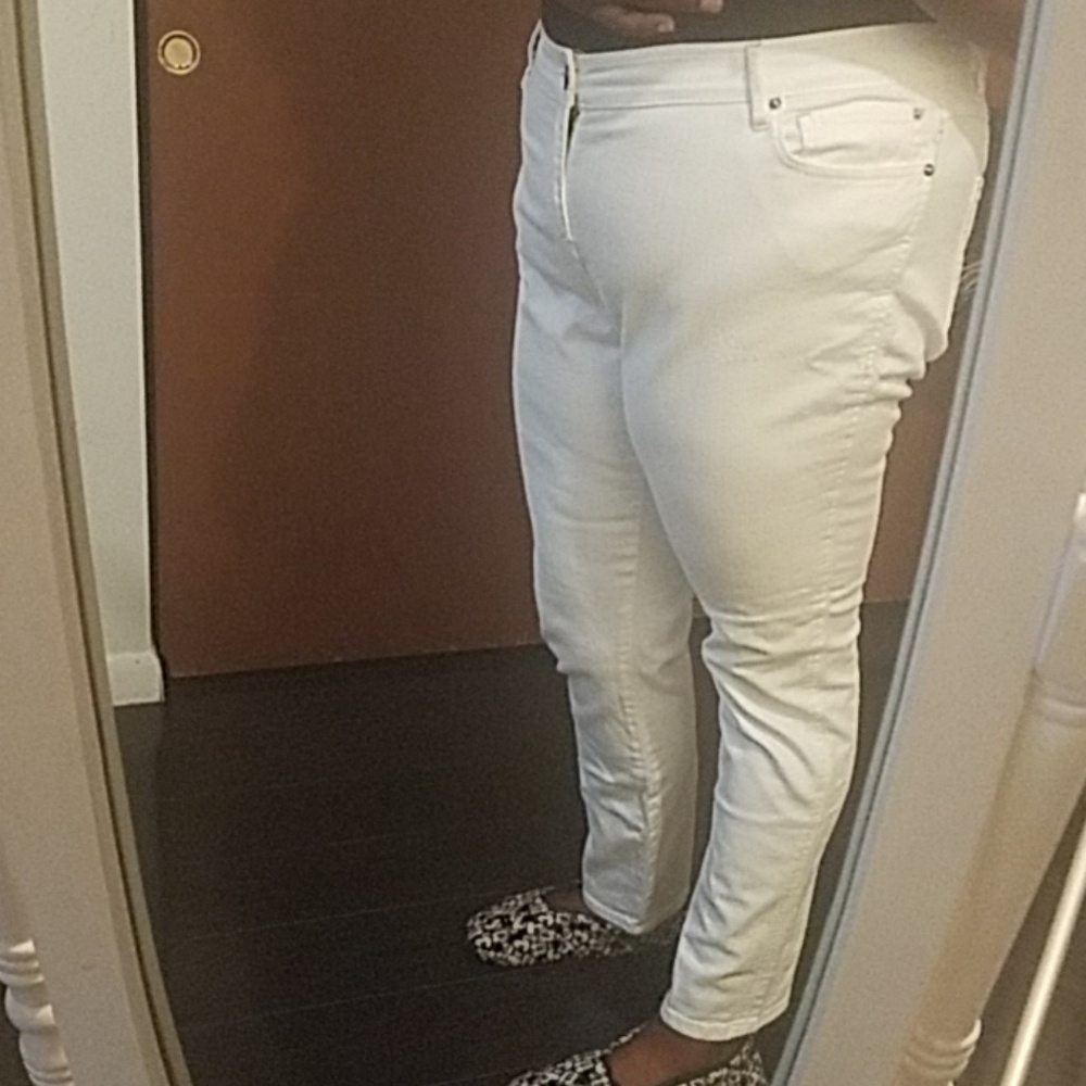 White jeans